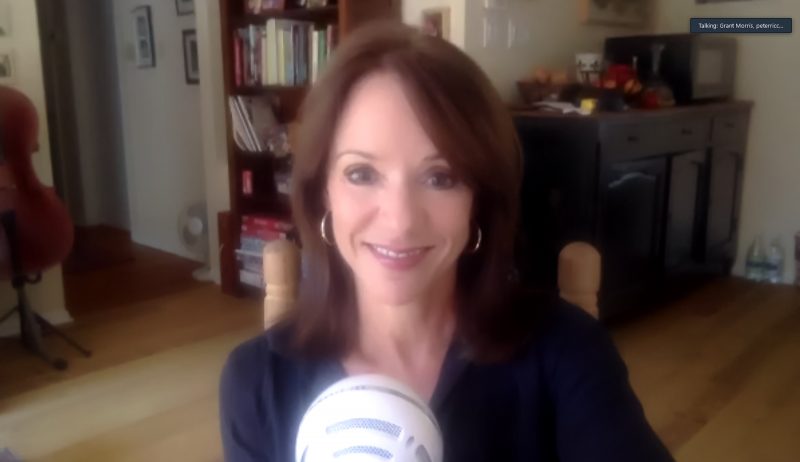 Stephanie Riegel on the good side of Covid 19