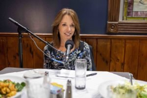Stephanie Riegel hosts a mostly English language edition of Out to Lunch at Mansurs on the Boulevard
