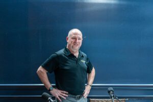 Travis Noote, Owner of the BoomerAng Comedy Theater, doesn't claim to be able to teach you how to be funny, but he can teach you improv, and that's as close as you can get to the same thing