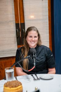 Stephanie Hansen, Owner of Les Amis Bakeshop, bakes special occasion cakes from family recipes that she transforms into works of art as well as cupcakes for that sweet snack and daily orders for a long list of wholesale clients