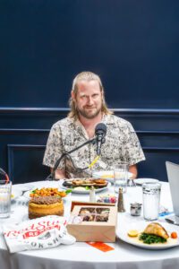James Hyfield, Co-Owner, with his wife, Tere, of Baton Rouge boutique book store, Red Stick Reads. "Dark Romance" is a popular genre at the bookstore these days and evidently if you don't know what "Dark Romance" is you may be the better for it.