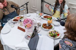 Martin Wilmott, Alyssa Lundy, Amy Irvin, Out to Lunch at Mansurs On The Boulevard in Baton Rouge