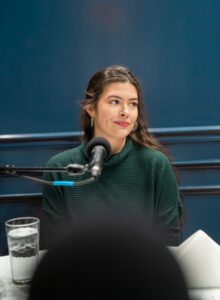 Photographer Miranda Albarez, the "Alba" half of Albaledo Media. As a steward of someone's public image and conduit of their career to the public, she and Ian "take care of some of the most vulnerable aspects of someone's life work."