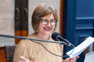 Amy Irvin hosts Out to Lunch at Manasurs on the Boulevard in Baton Rouge