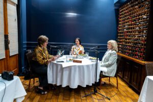 Amy Irvin, Sara Landry West, Karen Profita, Out to Lunch at Mansurs On The Boulevard