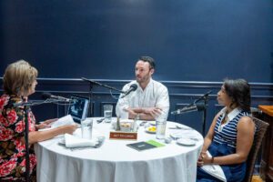 Amy Irvin, Ralph Whalen, Norisha Kirts Glover, Out to Lunch at Mansurs On The Boulevard