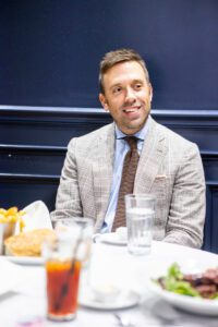 Chase Bass runs George Bass menswear store in Baton Rouge. The name is no coincidence, George is Chase's dad. The family business also has stores in New Orleans and Covington