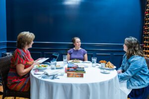 Amy Irvin, Katherine Wilks, Margaret Wilkinson, Out to Lunch at Mansurs On The Boulevard