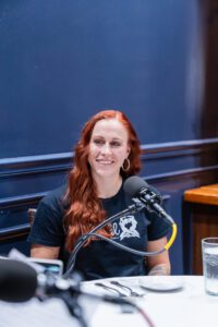 Alaina Ray, Co-Owner, Circus Performer, and Aerial Instructor at Refuge Aerial Fitness & Performance, teaching circus arts to folks of any age, including a 4-6 year old class for "Tiny Flyers"